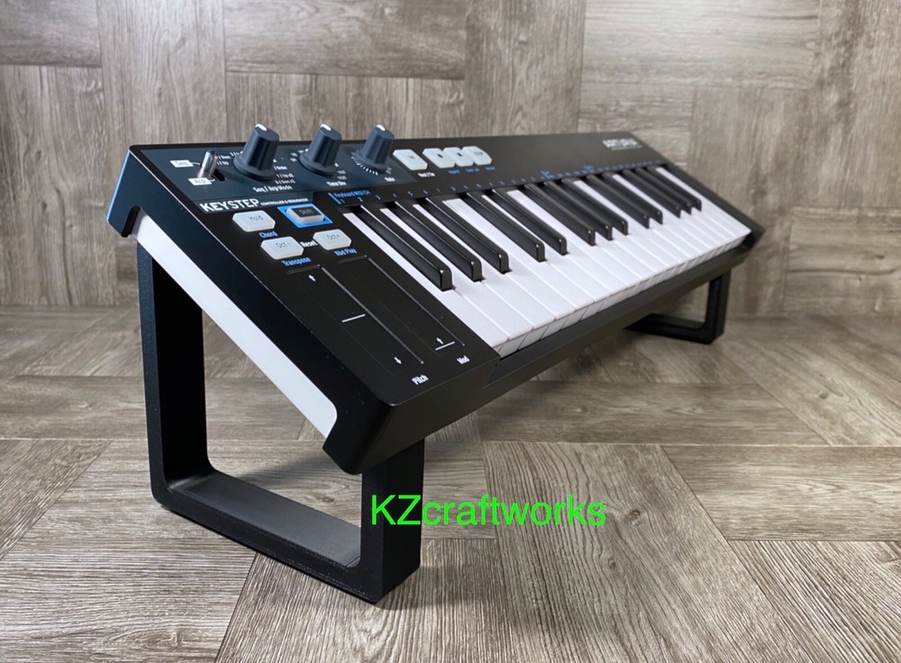 Stand for Arturia KEYSTEP 32 Controller - BLACK - Angled & Raised - US Seller