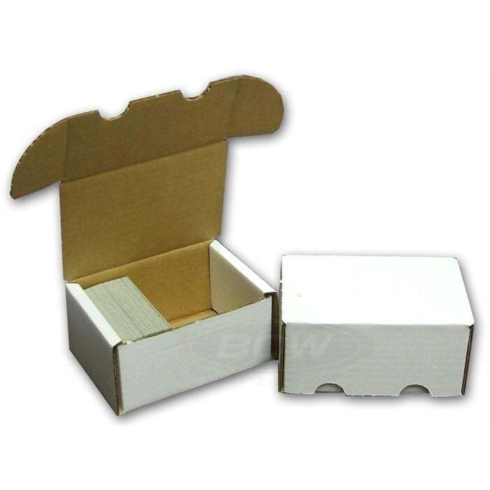 5 BCW 300 Count Card Storage Boxes