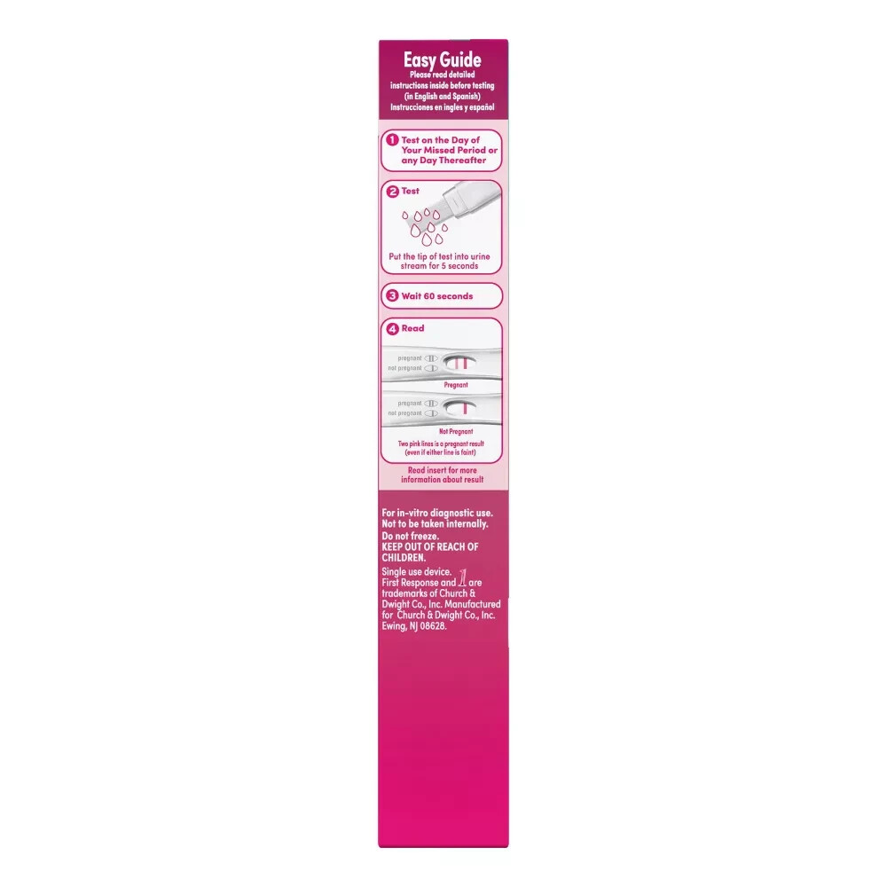 FIRST RESPONSE Rapid Result Pregnancy Test - 2 Tests