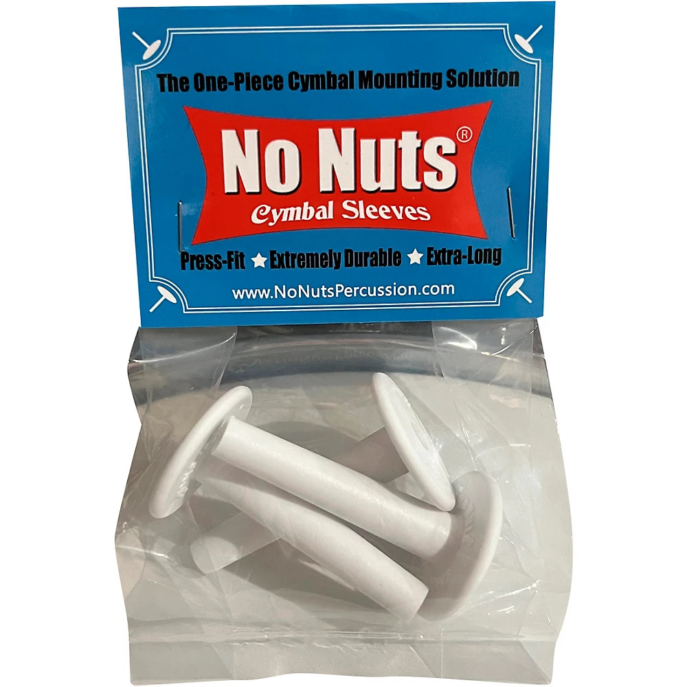 No Nuts Cymbal Sleeves 3-Pack White