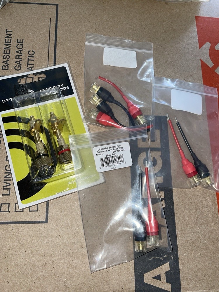 Various Binding Posts Dayton And Little Piggiles