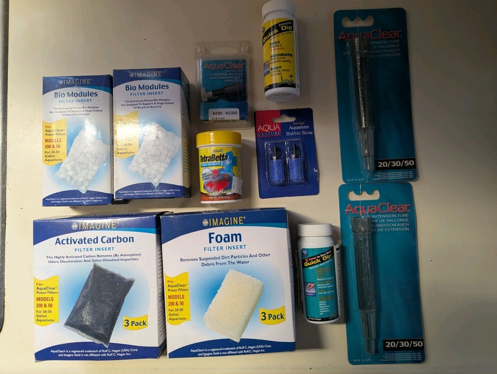 Fish Tank Supplies  Activated Carbon, bio modules, test strips and more.