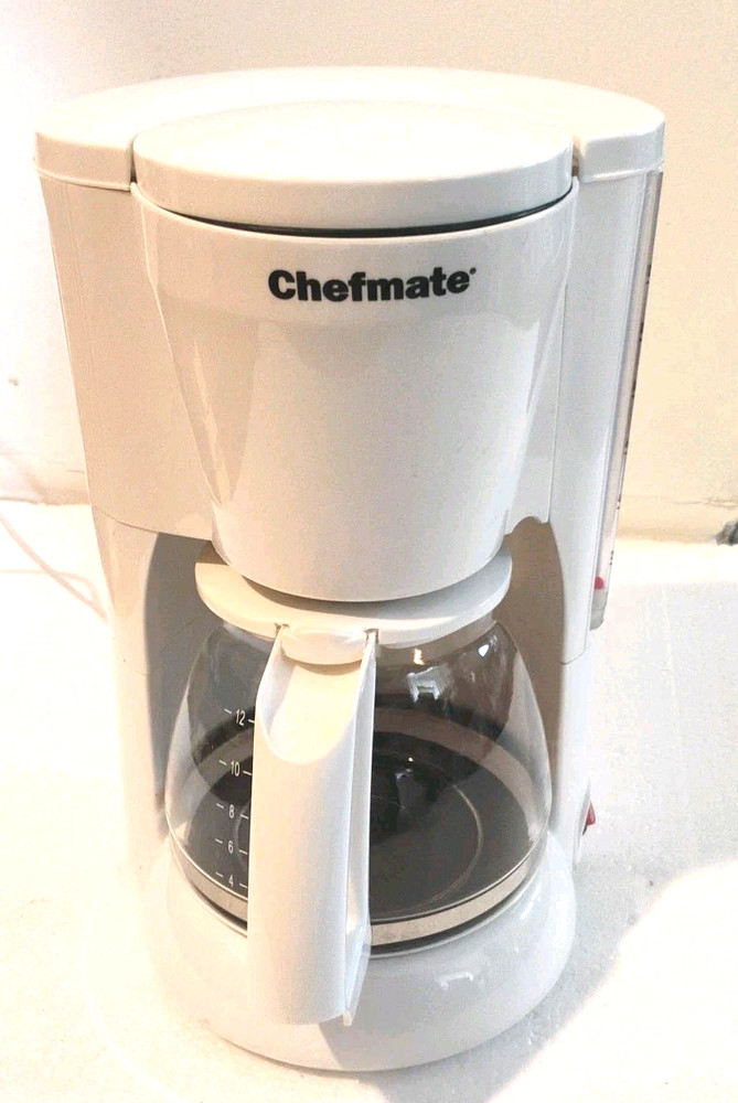 Chefmate 12 Cup Coffeemaker w/ Box White