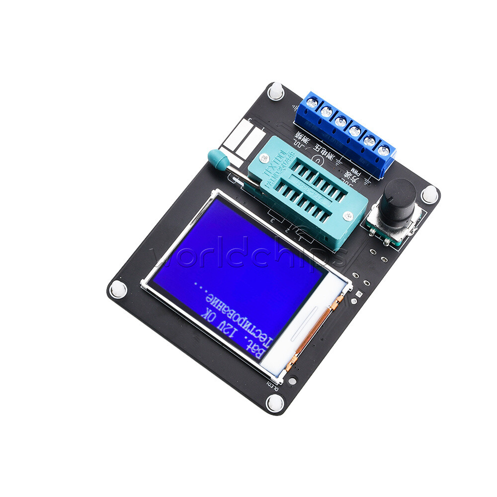 GM328A Transistor Tester Diode Capacitance Inductance ESR Volt Frequency Meter