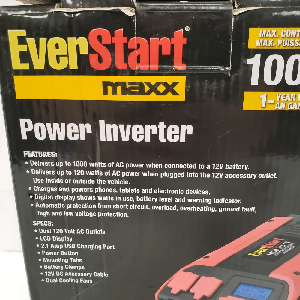 (53105-2) Everstart PC1000ECA Power Inverter