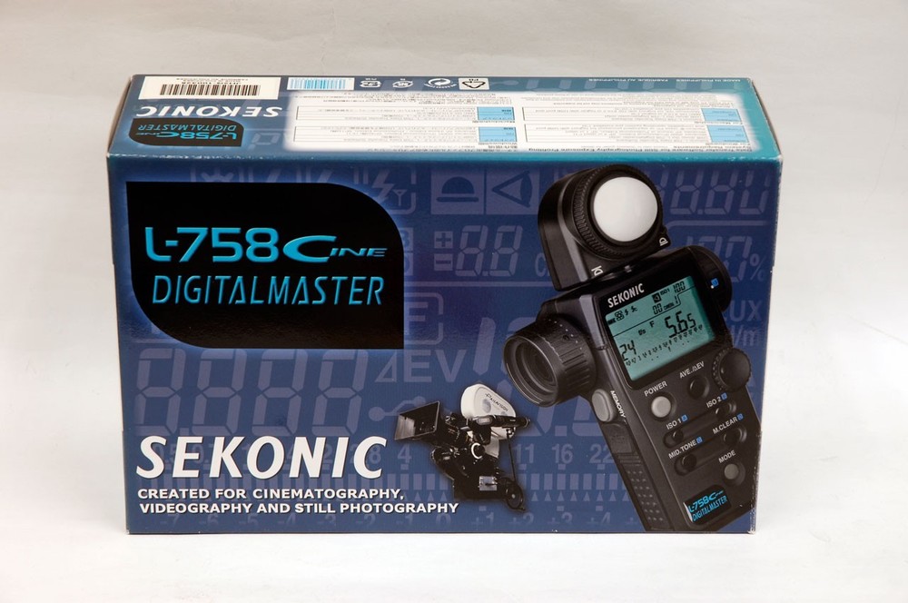 Sekonic 758 CINE meter *** EMPTY BOX ***
