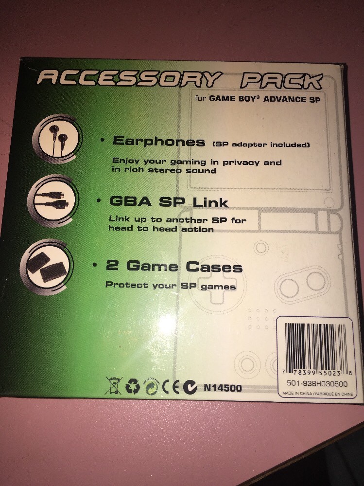 Accessory Pack for Game Boy Advance SP
