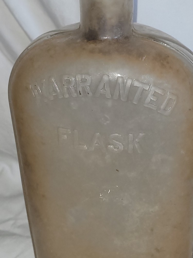 Warranted Flask Antique Bottle