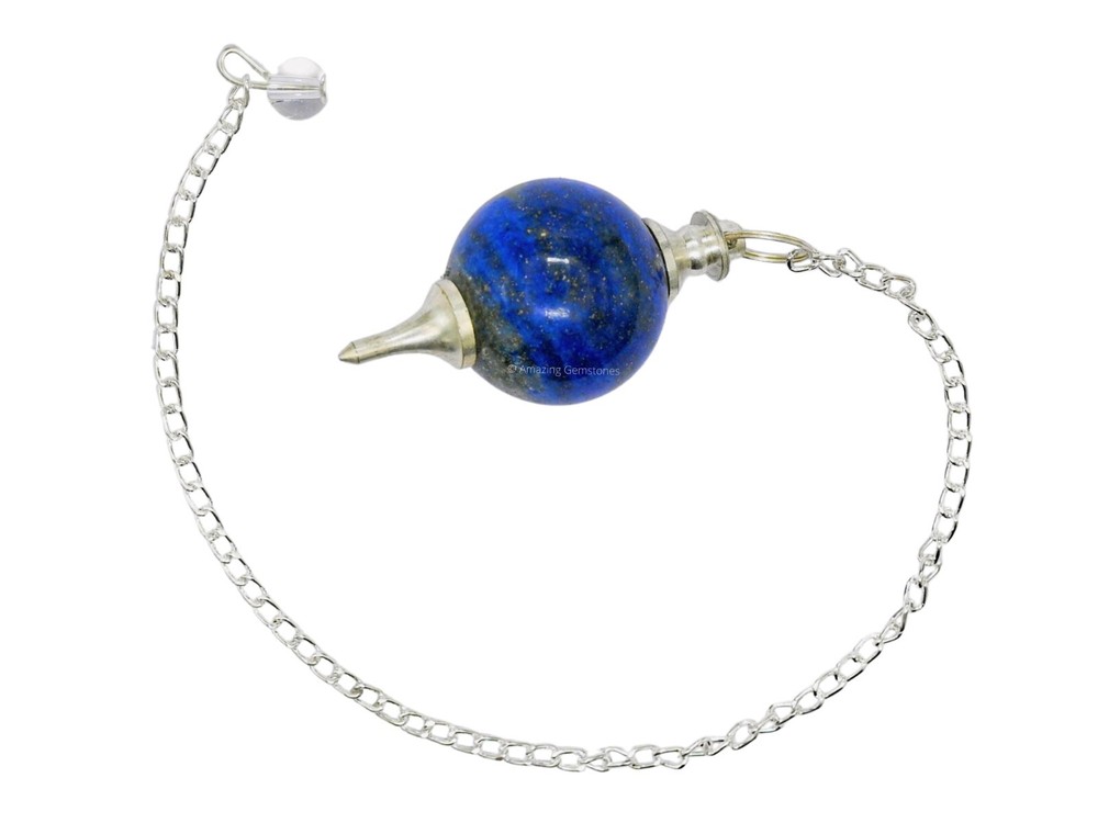 Lapis Lazuli Dowsing Crystal Ball Pendulum