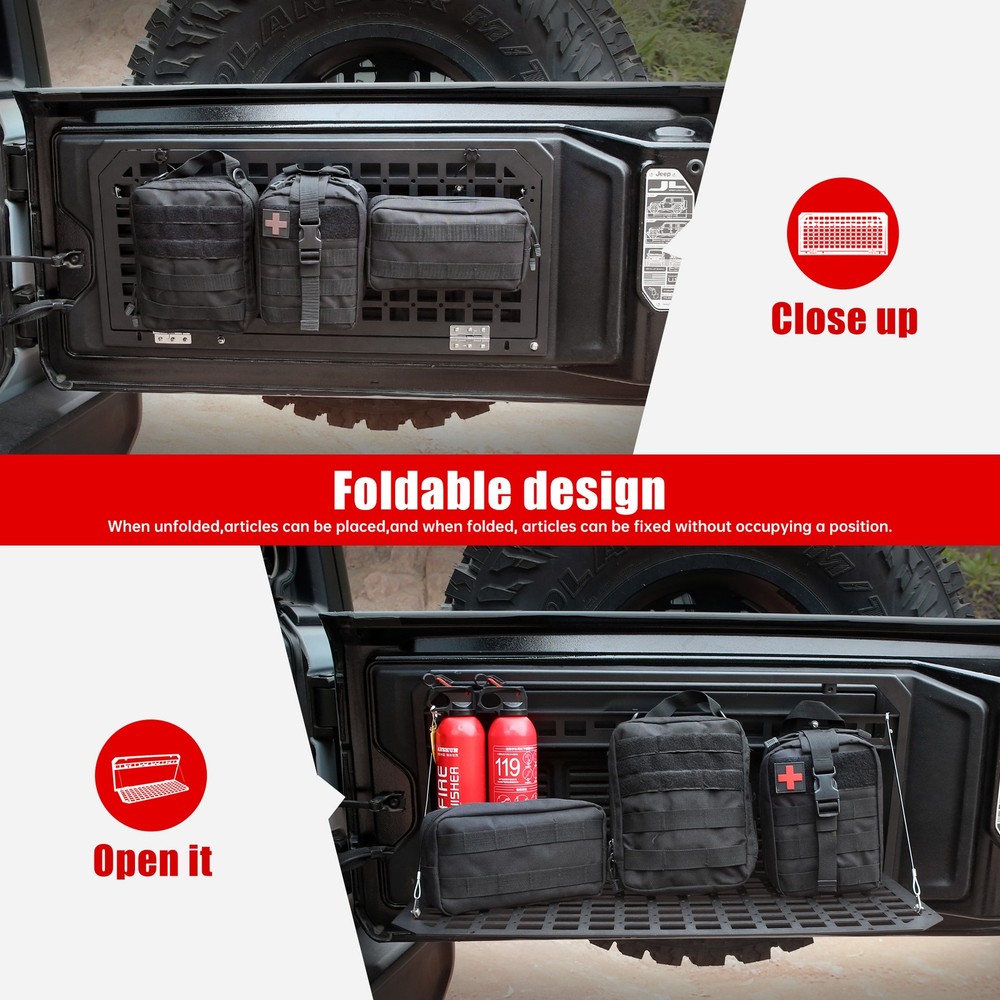 Tailgate Table For Jeep Wrangler 2007-2018 &2018-2025