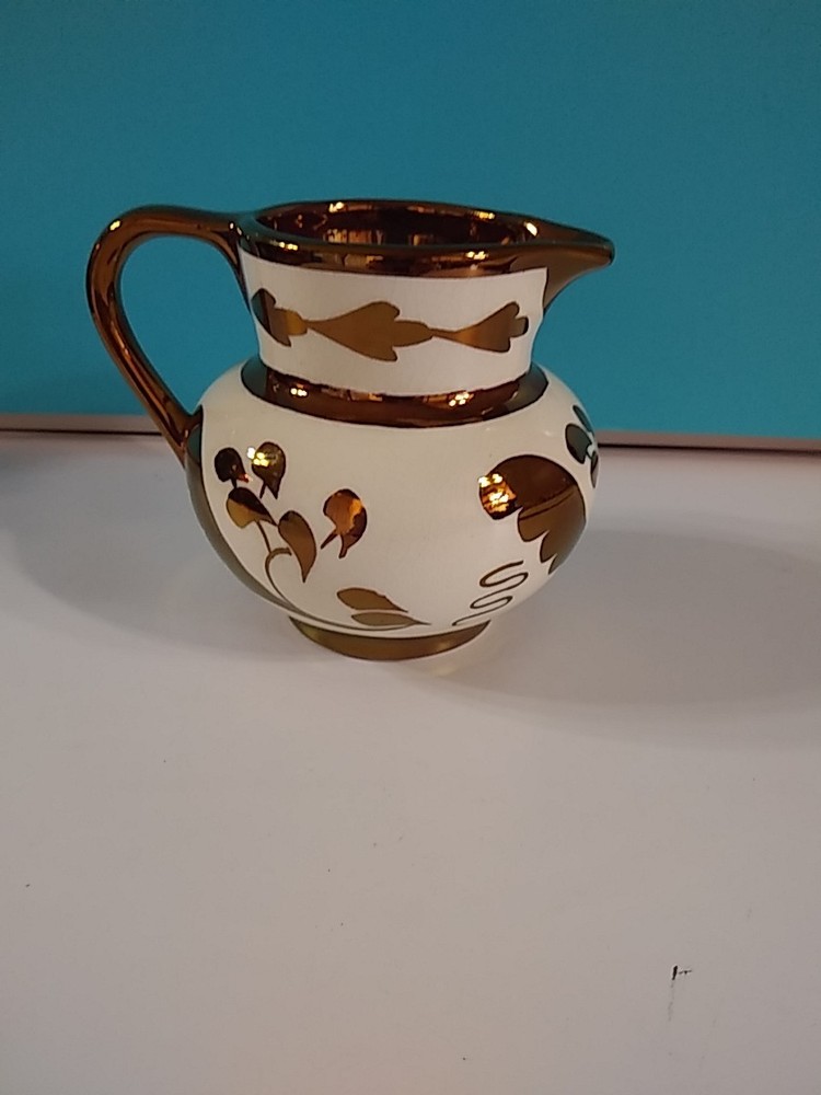 Vintage Oldcastle England Copper Lusterware Pourer