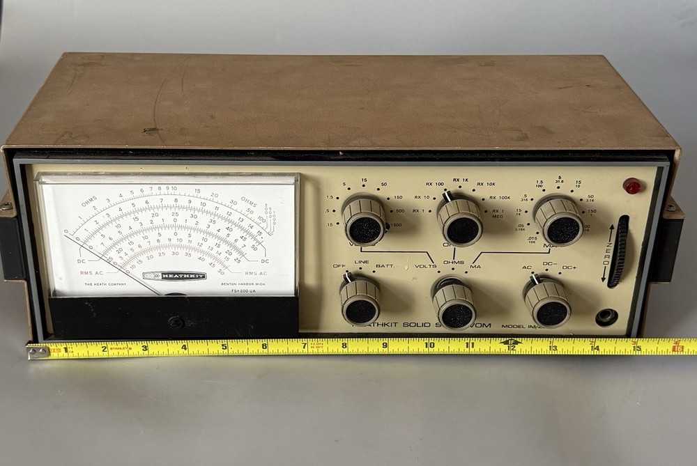 Power Tested Only — Heathkit IM-25 Solid State VOM — See Description