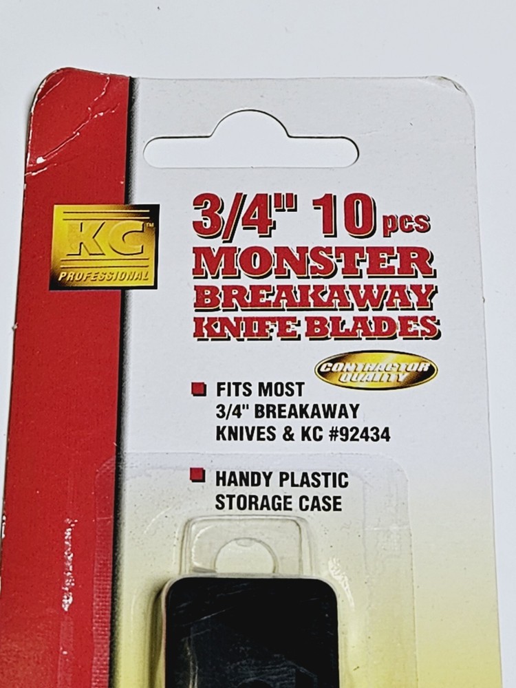 Kc 3/4" 20pc Utility Break Blades