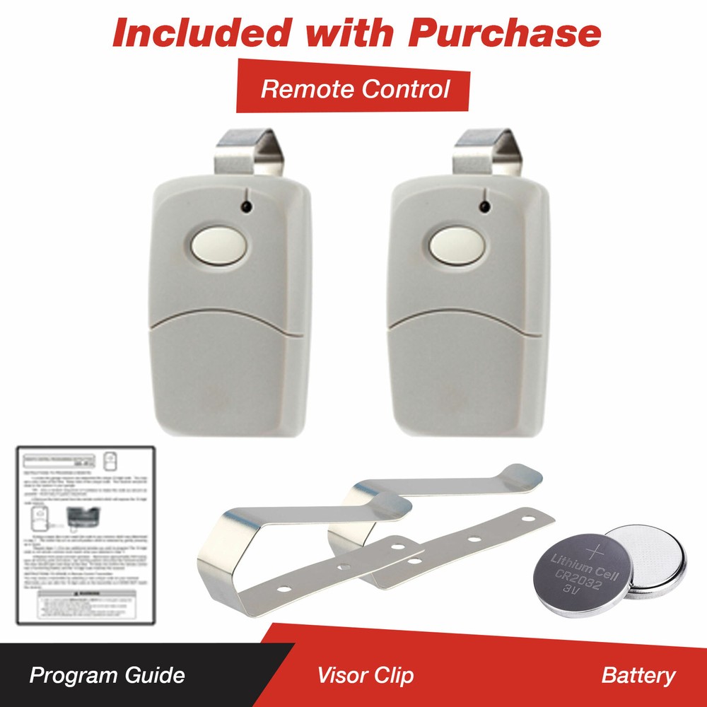 For Multi-Code 3089 2-Pack MultiCode 308911 Linear MCS308911 Garage Gate Remote