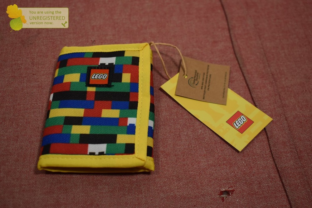 Lego Tri-Fold Wallet Brick Wall Color