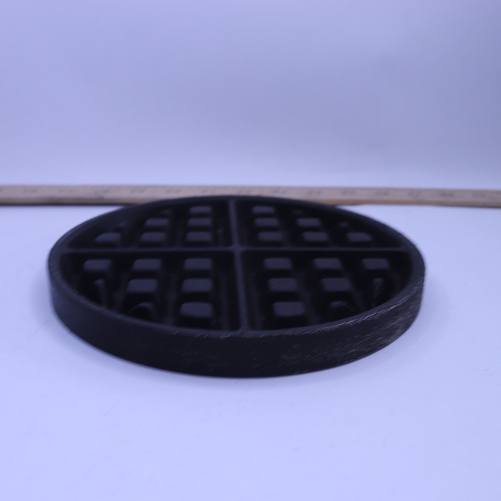 Waffle Insert Black 7-1/2"