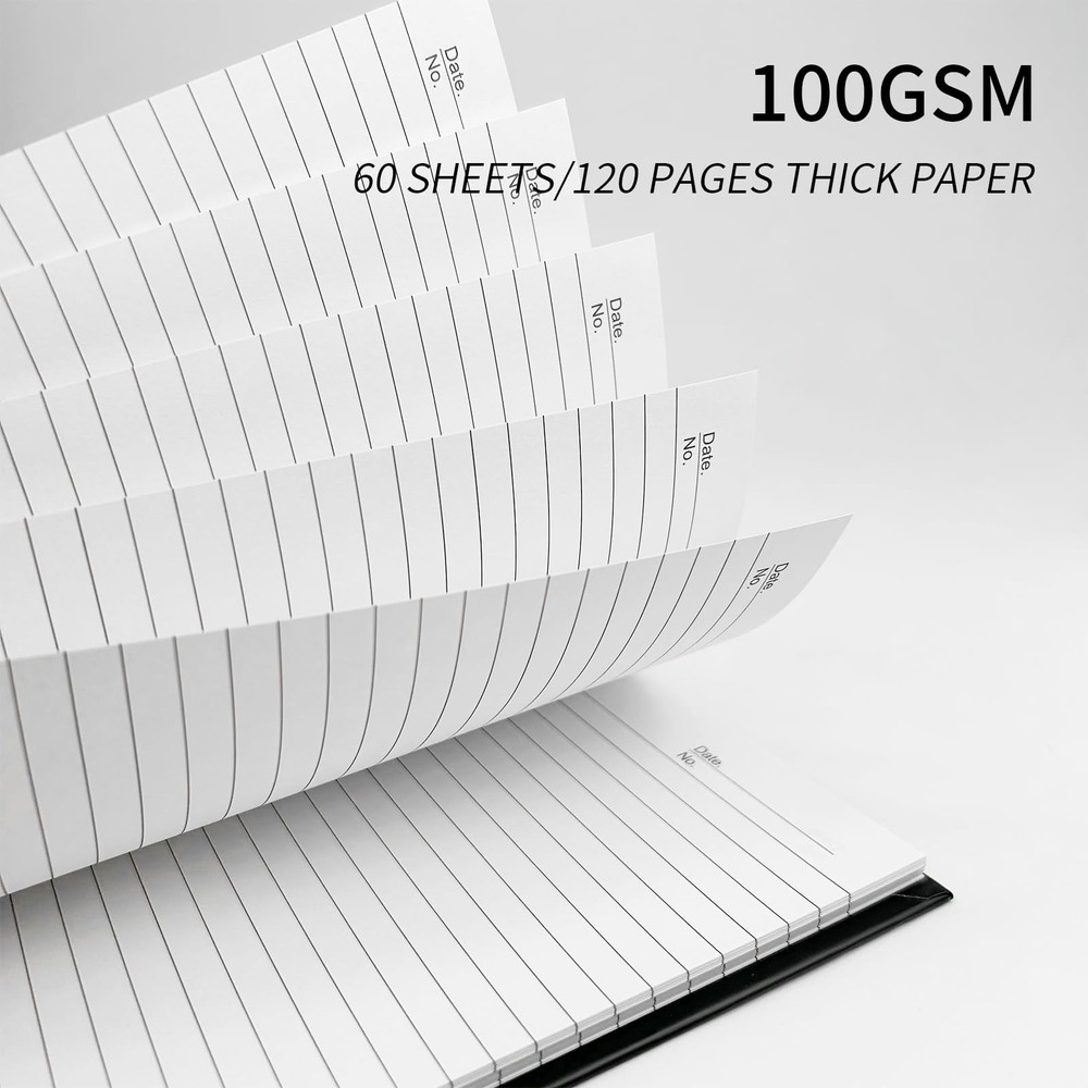 Large Lined Notebook Spiral Notebook 8.5" x 11"-4 Pack LINED Notebook 7mm Rul...