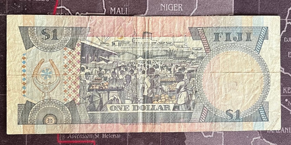 FIJI 1993 1 (ONE) DOLLAR NOTE