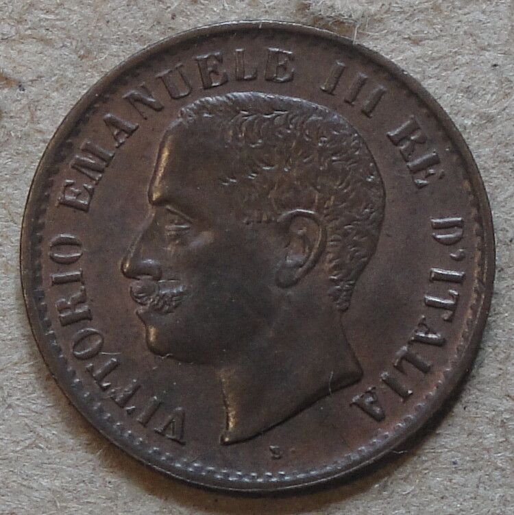 Italy 1903 Centime Unc-BU