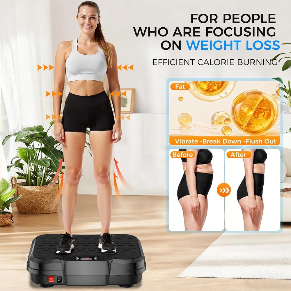 Vibration Plate Exercise Machine Vibration Plate for Lymphatic Drainage Power US