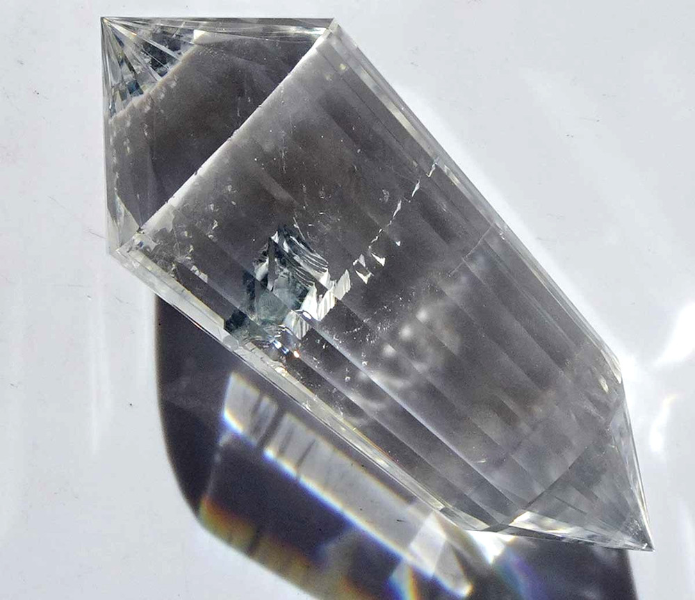 Clear Quartz Vogel 24-sided Crystal - v2003