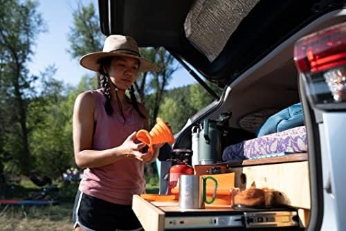 Collapsible coffee drip filter for camping
