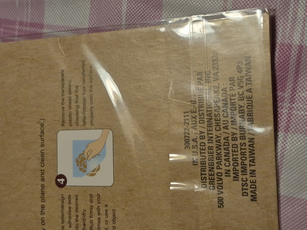 Crafter’s Square Rub on Transfers Numbers NEW