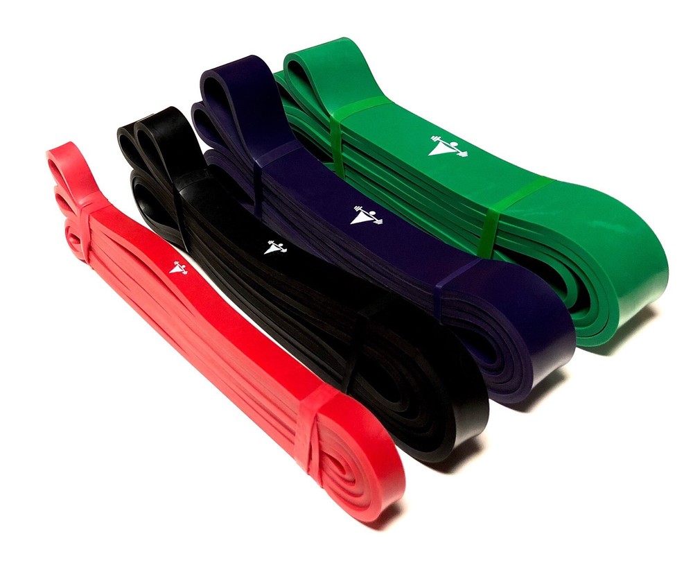 Resistance Bands Heavy Duty Weightlifting Pull Up Set Exercise Workout Power WOD