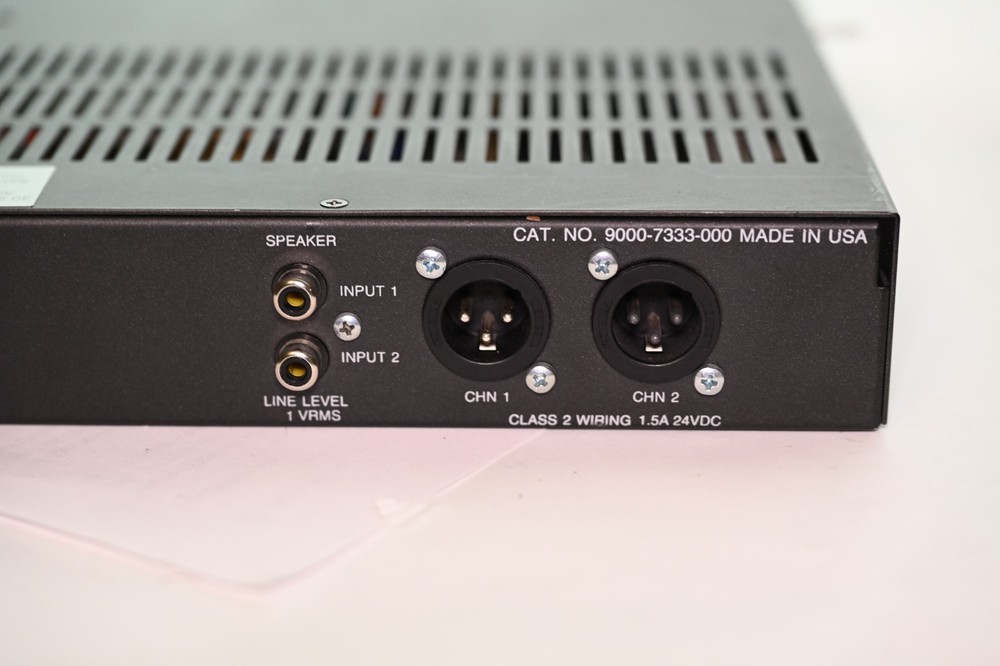 Telex SPS-2001 2 Channel Wired Intercom audio amp