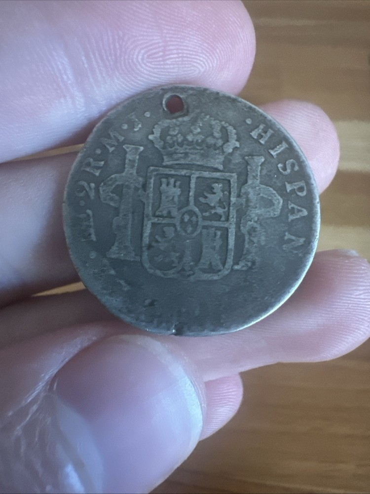 Spain 2 Reales Lima? 17? Holed