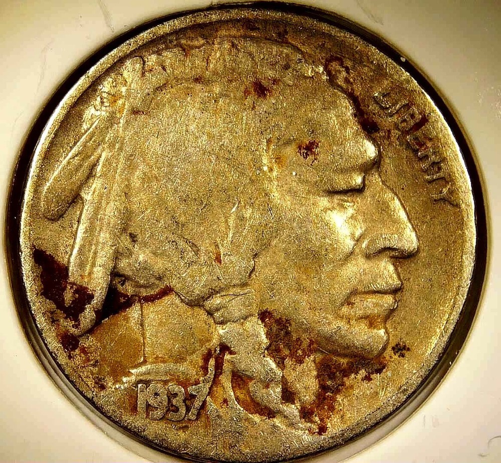 1937-D Buffalo Nickel 5 Cent