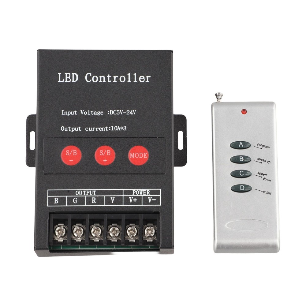 Remote Controlled LED Controller Compatible with Flexible LED Lighting