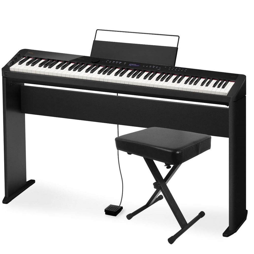 Casio PX-S3100 Digital Piano - Black HOME ESSENTIALS BUNDLE