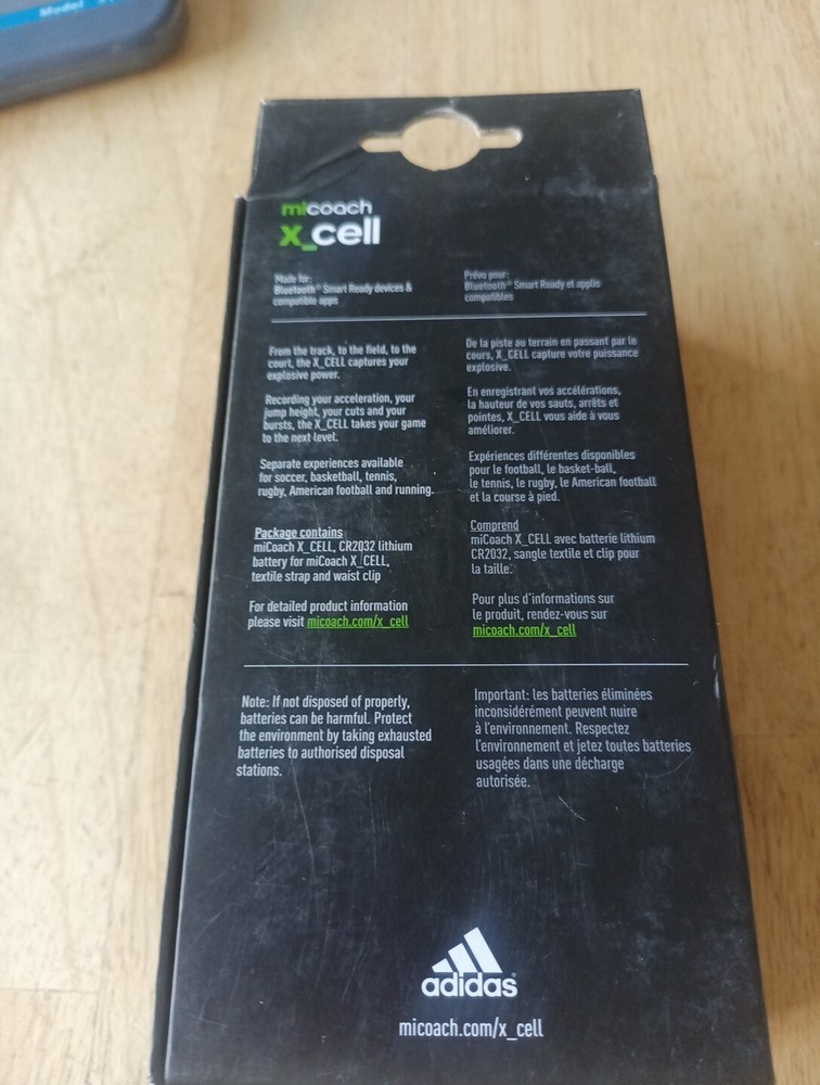 Adidas X Cell On Body Censor NEW