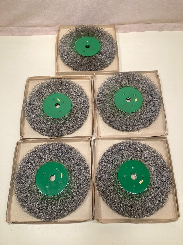 (5) King 8" wire wheels for 5/8" shaft (NOS)