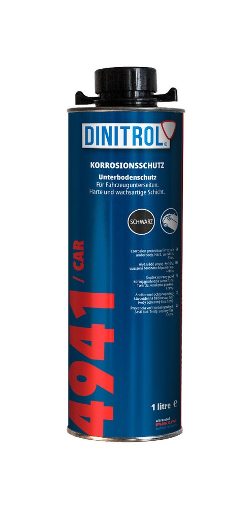 DINITROL 4941 Under Body Coating Rust Proofing Corrosion Black 1L Can