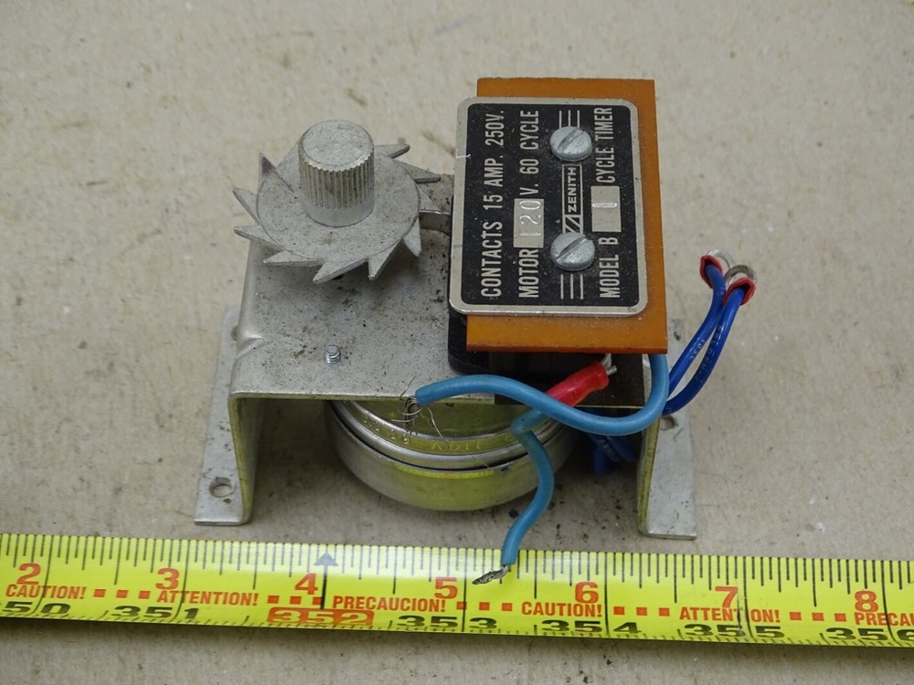Zenith Cycle Timer 120V Motor , Model B1