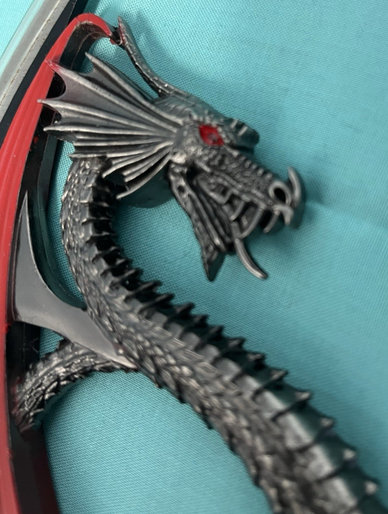 Twin Dragon DAGGER Display Collectibles Unsharpened Blade W/clearblade Protector