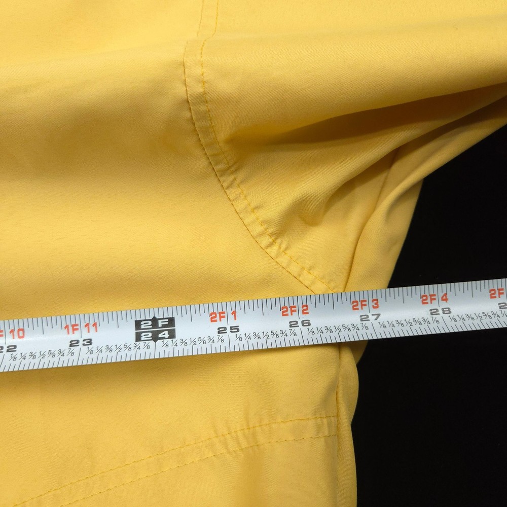 Zero Restriction -Estancia Pullover Mens -L Yellow Golf windbreaker jacket Snap