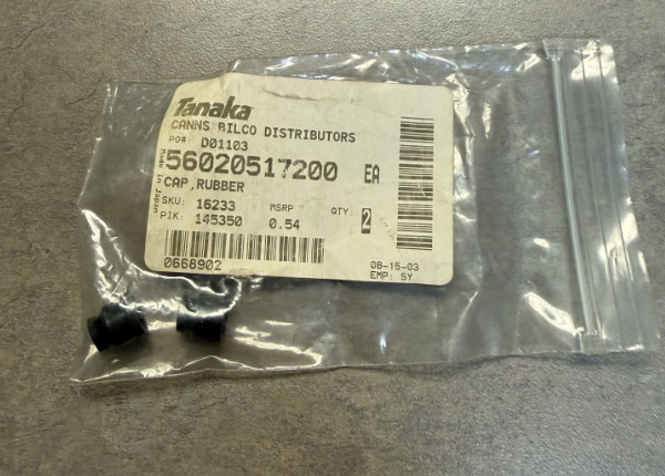 Tanaka 56020517200 Rubber Cap 2 Pack