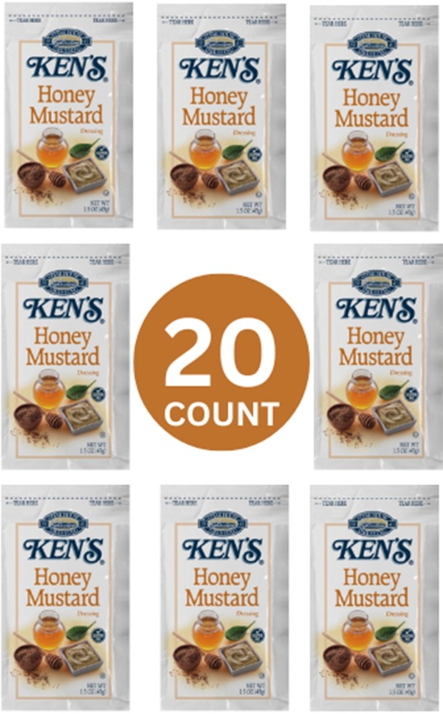 20 Count | Salad Dressing Packets | Individual Single Serve Salad Dressing