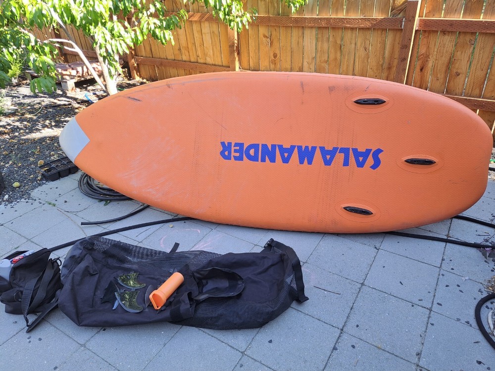 Salamander shredder 8'9" surf/whitewater paddleboard