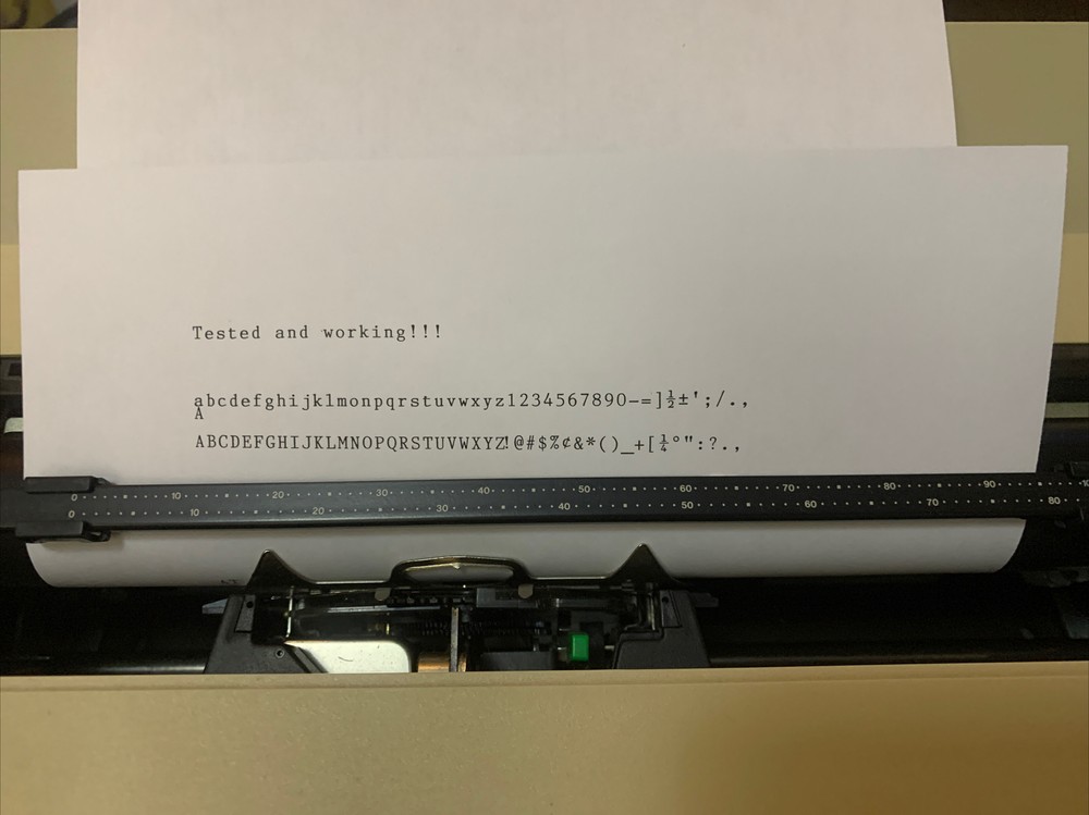 Typewriter Brother Model AX-10 Electronic Type Electric Works Correction Pitch