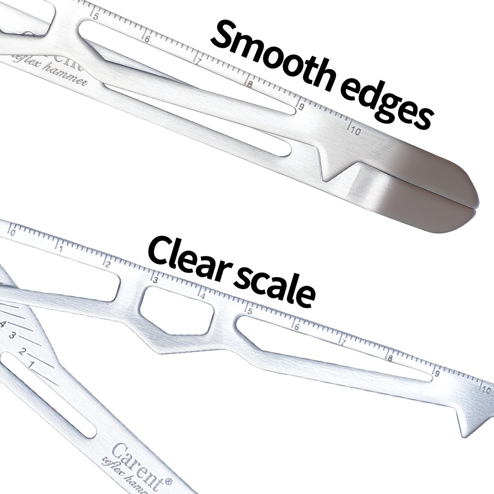Percussion Reflex Hammer with Graduated Scale for Cutaneous Superficial Response
