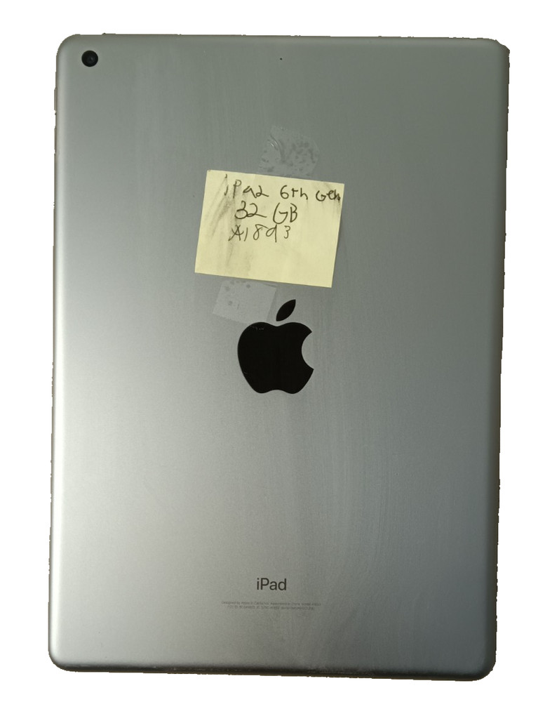 Apple iPad 6th Gen 32GB A1893 Reset and Tested Grade A