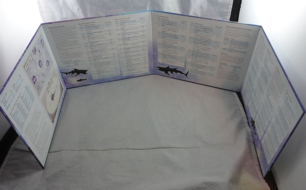 Dungeons & Dragons 5th Ed 5E DM's Spelljammer Dungeon Master's Screen 4-Panel