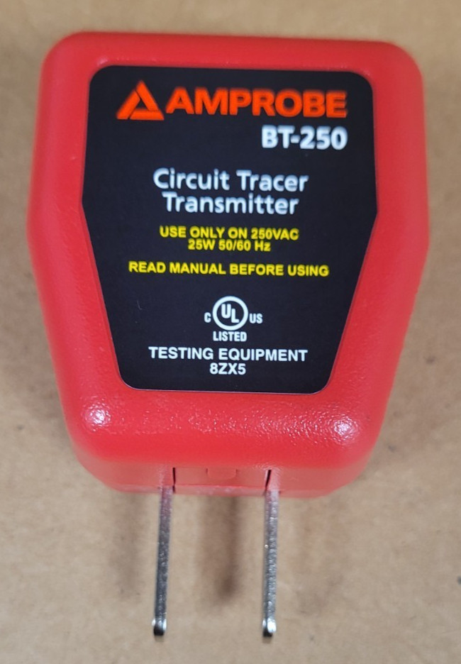 AMProbe Circuit Tracer BT-250 RECEIVER & TRANSMITTER (TESTED/WORKING)