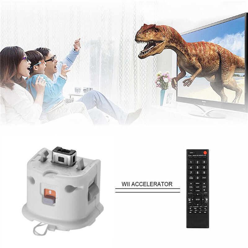 2 Motion Plus Adapter Sensor Silicone Sleeve for Nintendo Wii Remote Controller