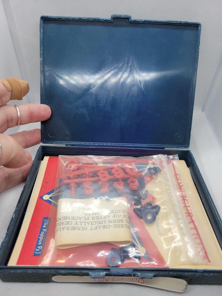 1967 WFF'N Configurations Game For Thinkers Plastic Case