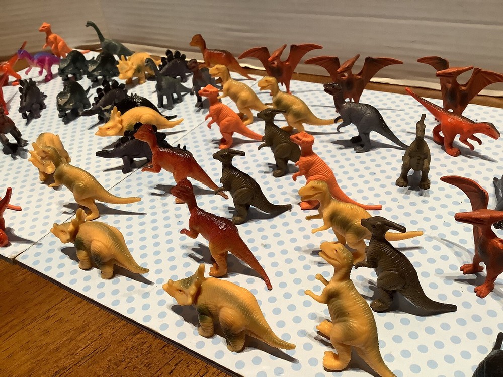 55 Pcs Unique Realistic Dinosaur Figures (mini) lot